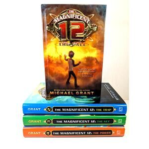 Complete Set The MAGNIFICENT 12 Children Books Series Michael Grant vol.1-4 HC